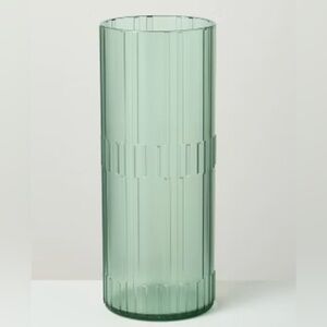 8!!!! HEARTH & HAND NWT textured tritan acrylic tumblers -tall -green -16.6oz